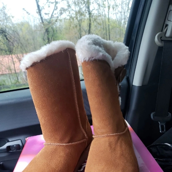 NWT Brown Suede Womens Boots - Picture 6 of 8